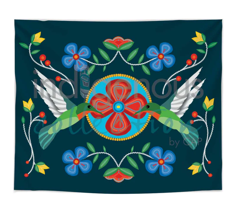 Hummingbirds Fleece Banket