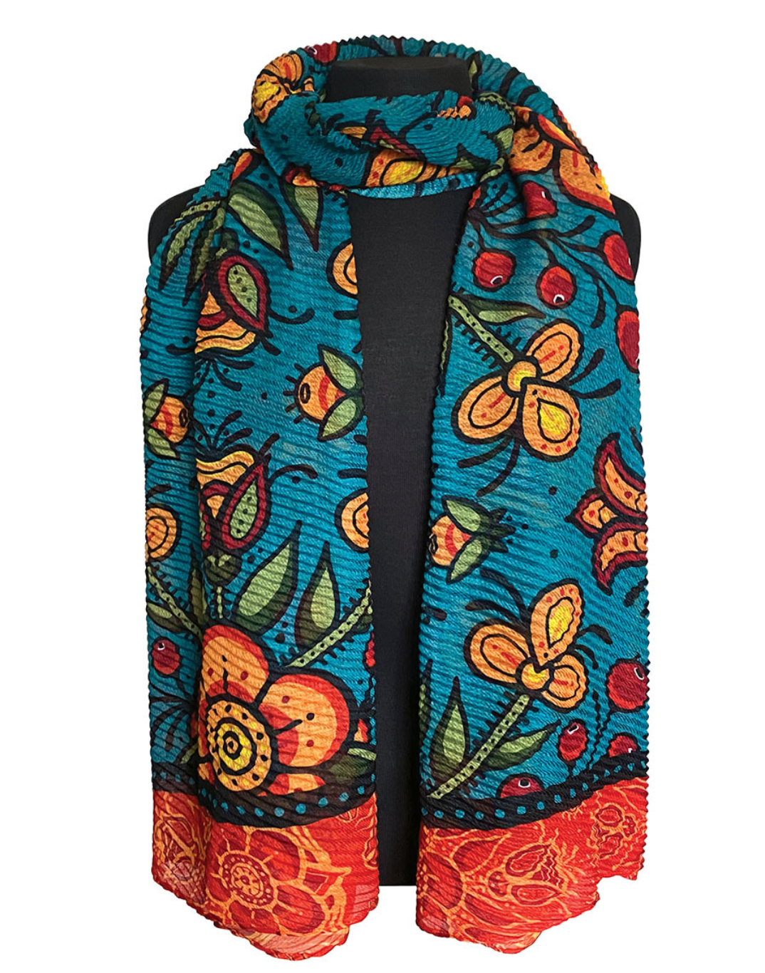 Eco Scarf - Prairie Beadwork