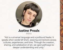 Eco Scarf - Prairie Beadwork