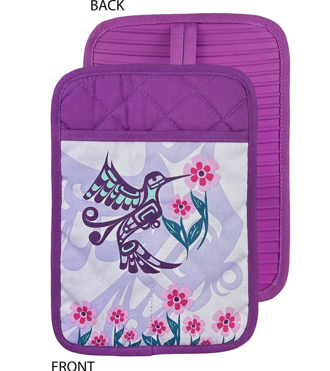 Silicone Potholder - Hummingbird