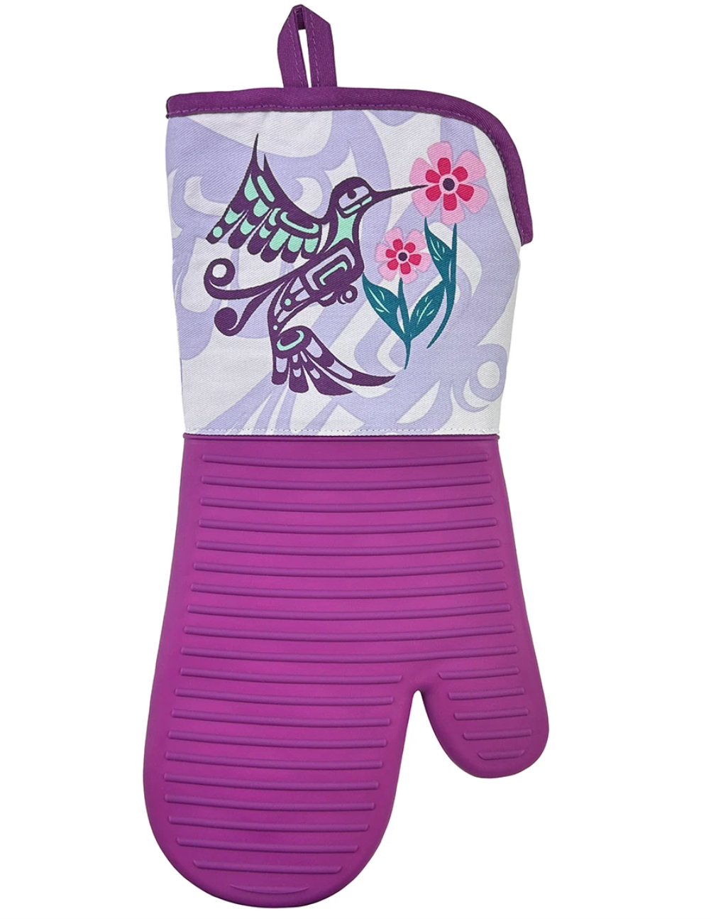 Silicone Oven Mitt - Hummingbird