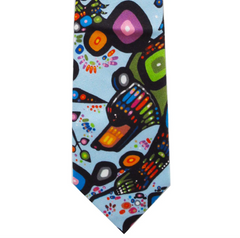 Bear Boxed Silk Tie