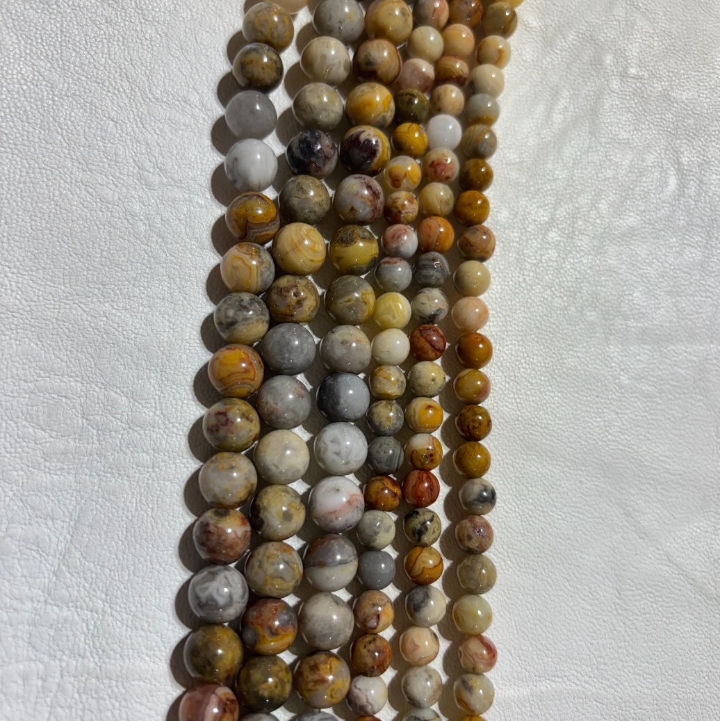 Crazy Lace Agate 6mm
