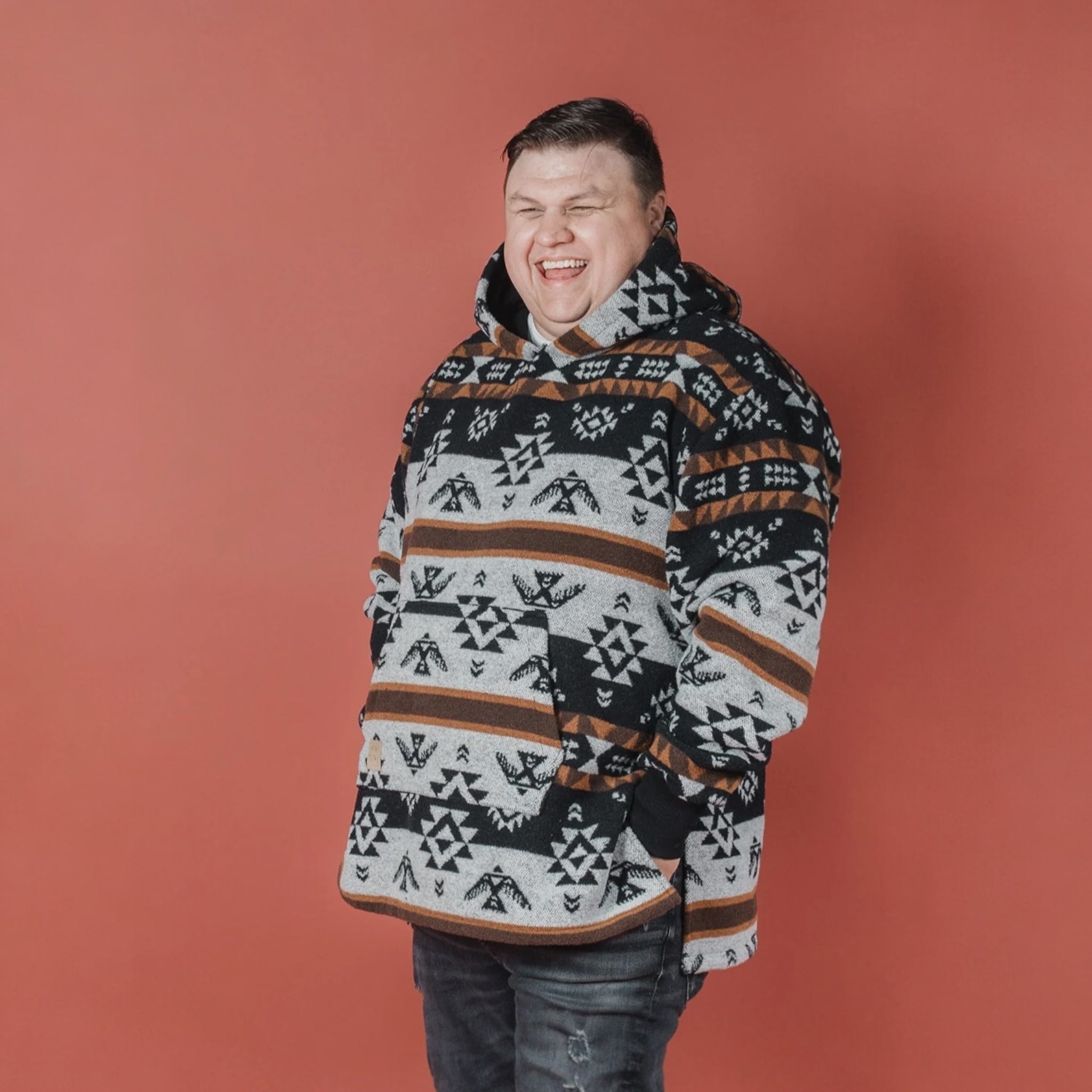 Thunderbird Hoodie Poncho