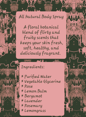 Silas - Floral Body Spray
