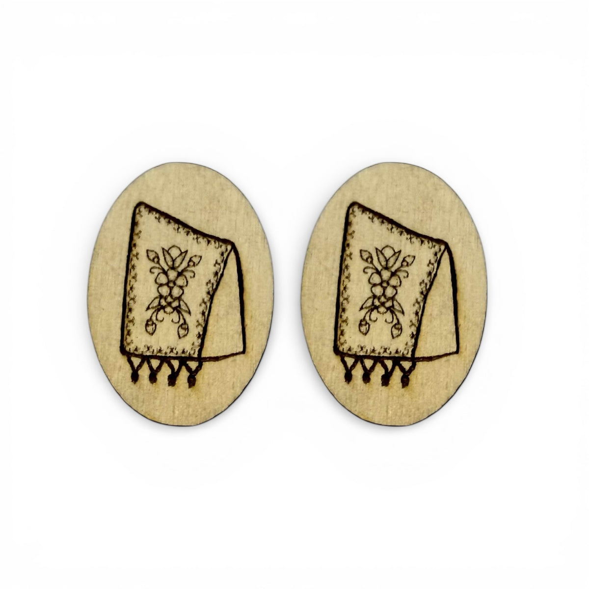 29mm Wood Burned Cabs Peaked Hat