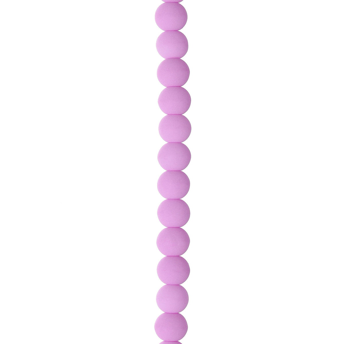 Czech Glass Beads Strand – 4mm White Alabaster Velvet Soft Magenta (46 pcs)