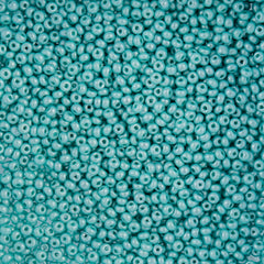 10/0 Preciosa Seed Beads Shiny Turquoise