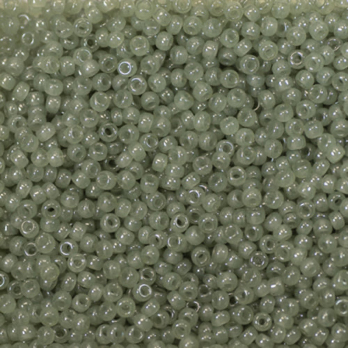 15/0 Miyuki Seed Bead Dark Sea Green Opaque #2375