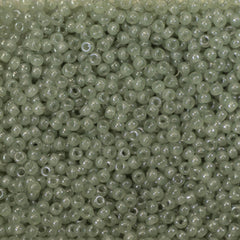 15/0 Miyuki Seed Bead Dark Sea Green Opaque #2375