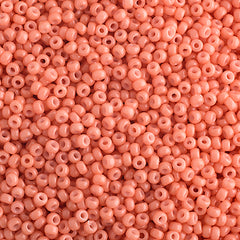 15/0 Miyuki Seed Beads Medium Salmon Pink Opaque Duracoat #4462