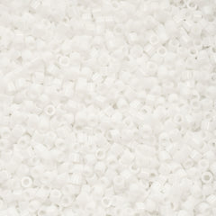 Cylin Beads by John Bead – Opaque Chalk White – 25g Bag