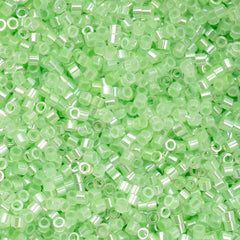 Cylin Beads by John Bead – Opaque Light Crystal Green Ceylon – 25g Bag
