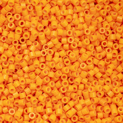 Cylin Beads by John Bead – Opaque Saffron Spice – 25g Bag