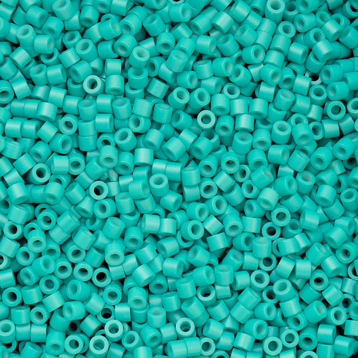 Cylin Beads by John Bead – Opaque Light Turquoise Green – 25g Bag
