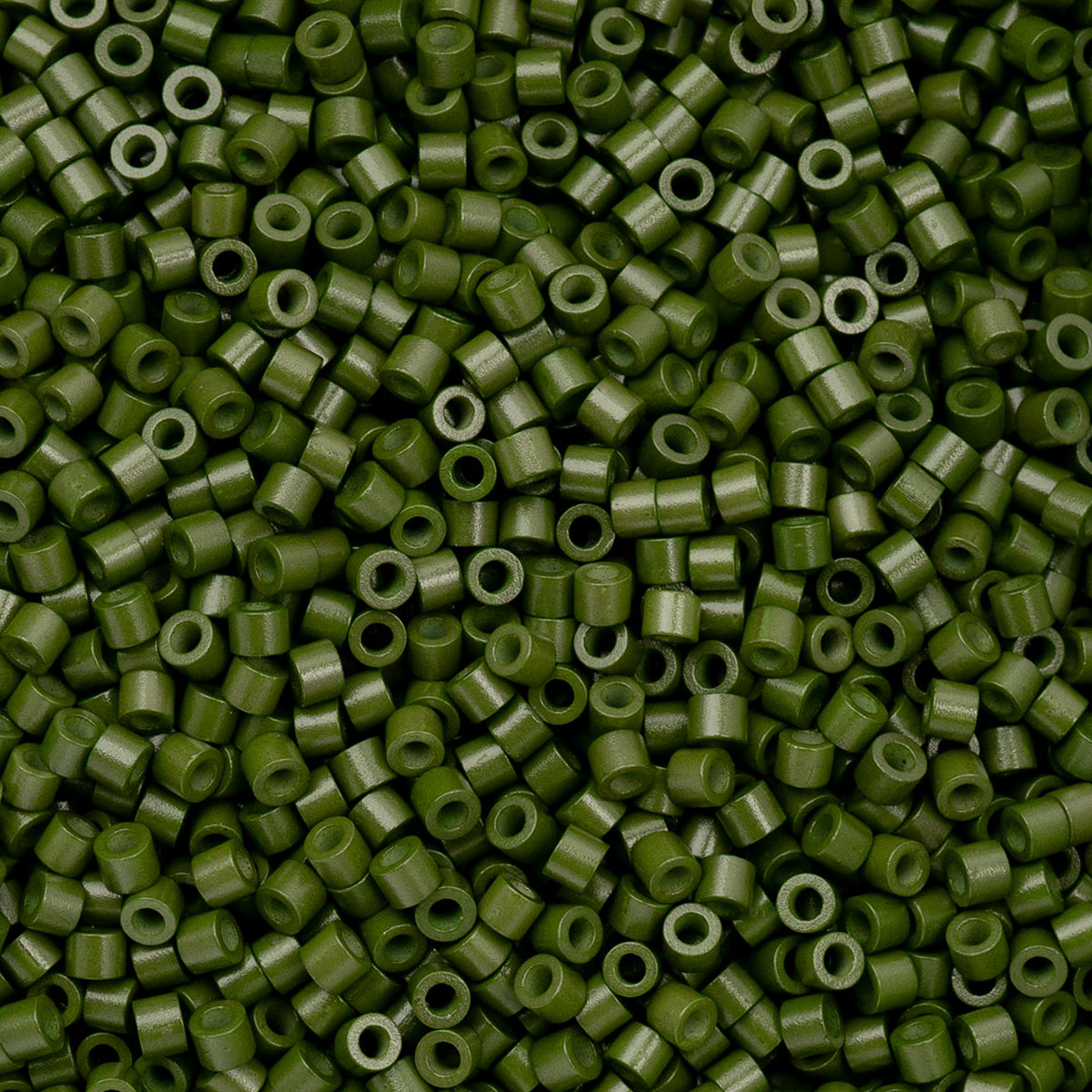 Cylin Beads by John Bead – Opaque Green Avocado – 25g Bag