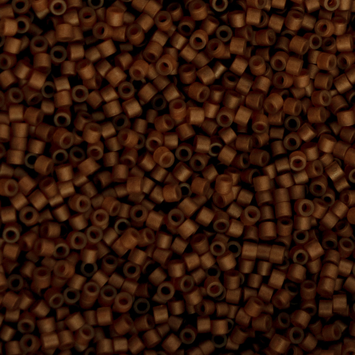 Cylin Beads by John Bead – Opaque Dark Brown Matte – 25g Bag