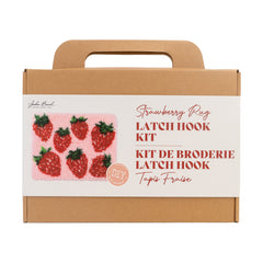 Strawberry Rug – Latch Hook DIY Kit (29 pcs) – Multicolor