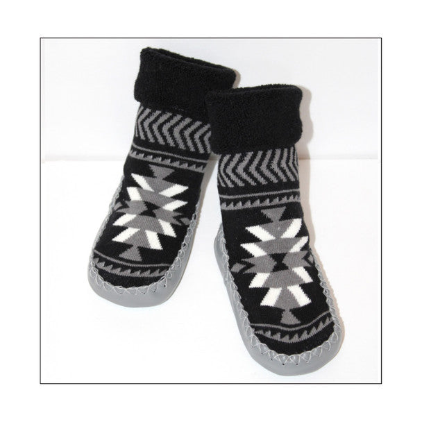 Salish Weaving – Baby Booties by Leila Stogan