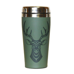 Simone Diamond (Coast Salish) – Deer Matte Travel Mug (16 oz)