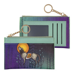 Wolf (Ma’iingan) – Zippered Card Wallet by Storm Angeconeb