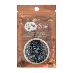 Cylin Beads by John Bead – Gunmetal – 25g Bag