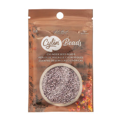 Cylin Beads by John Bead – Opaque Light Lilac AB – 25g Bag