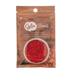 Cylin Beads by John Bead – Opaque Red – 25g Bag