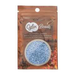 Cylin Beads by John Bead – Opaque Bluebell Mist – 25g Bag