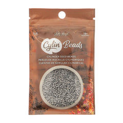 Cylin Beads by John Bead – Opaque Dove Grey – 25g Bag