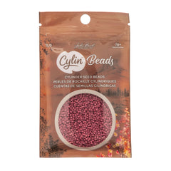 Cylin Beads by John Bead – Opaque Victorian Rose – 25g Bag