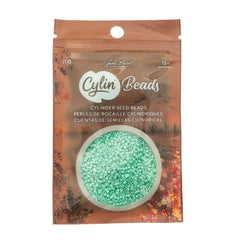 Cylin Beads by John Bead – Opaque Seafoam – 25g Bag