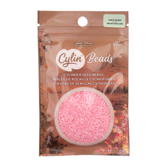 Cylin Beads by John Bead – Glow in the Dark AB - Pink Neon – 25g Bag
