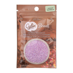 Cylin Beads by John Bead – Glow in the Dark AB - Violet – 25g Bag