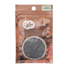 Cylin Beads by John Bead – Glow in the Dark AB - Grey – 25g Bag