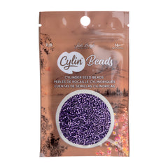 Cylin Beads by John Bead – Opaque Electro Lilac – 25g Bag