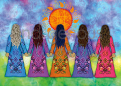 Large Plaque - Sisterhood by Tracey Metallic