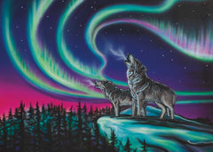 Diamond Art - Sky Dance - Wolf Song