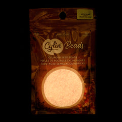 Cylin Beads by John Bead – Glow in the Dark AB - Pink – 25g Bag