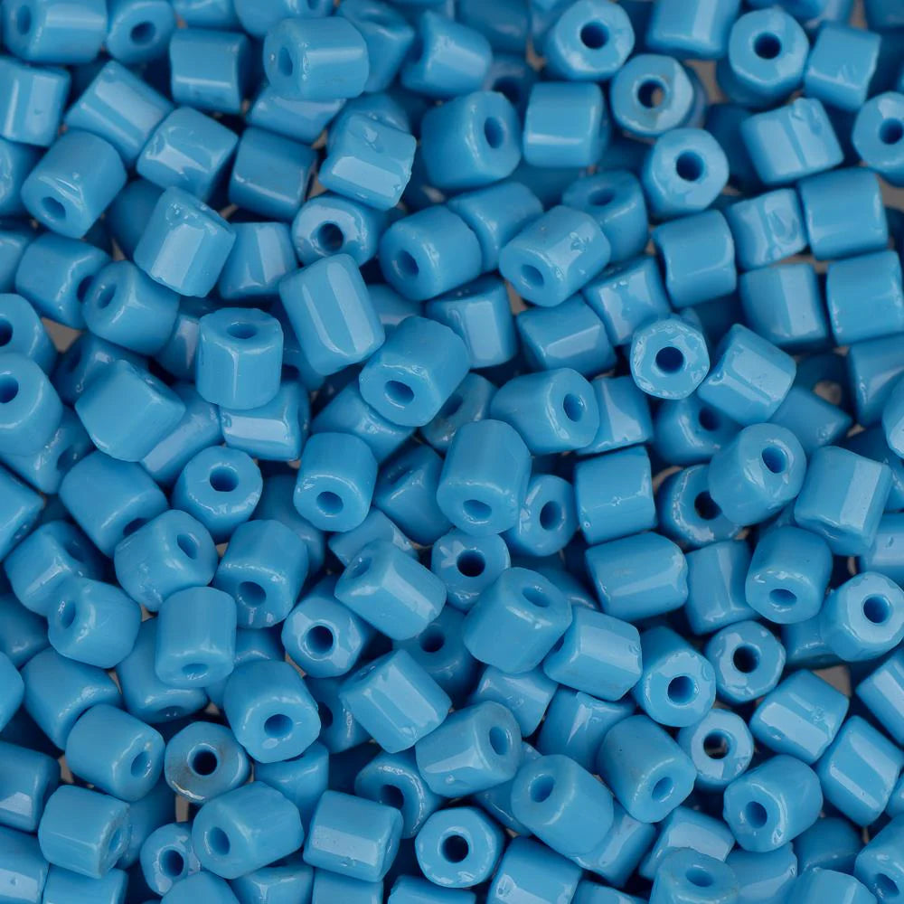 10/0 2-Cut Preciosa Beads Opaque Blue