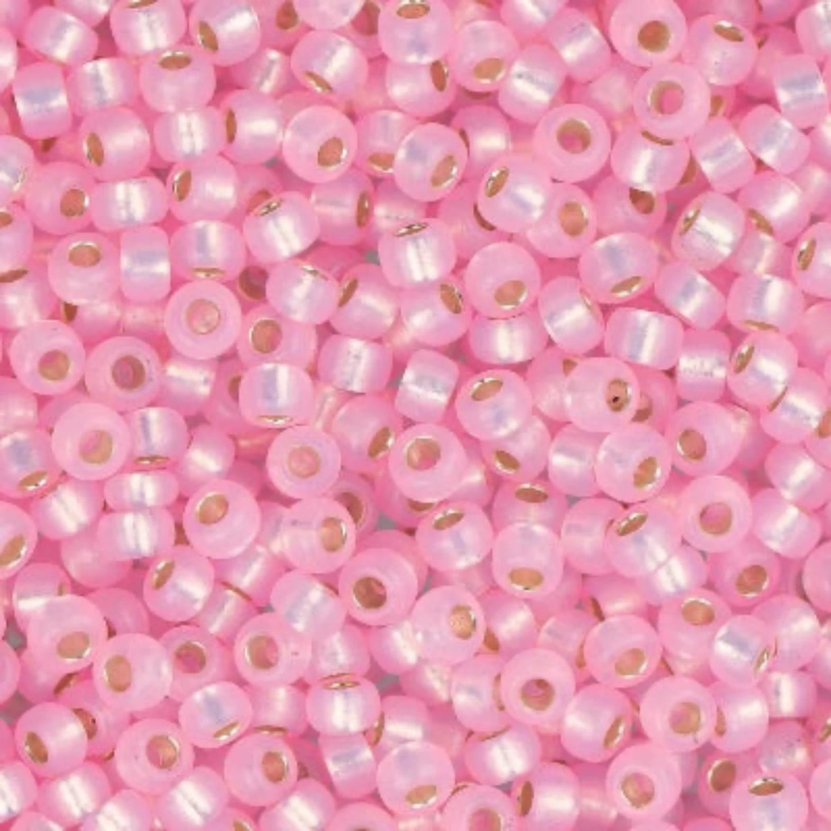 11/0 Miyuki Seed Beads Pink S/L Dyed Alabaster #0643