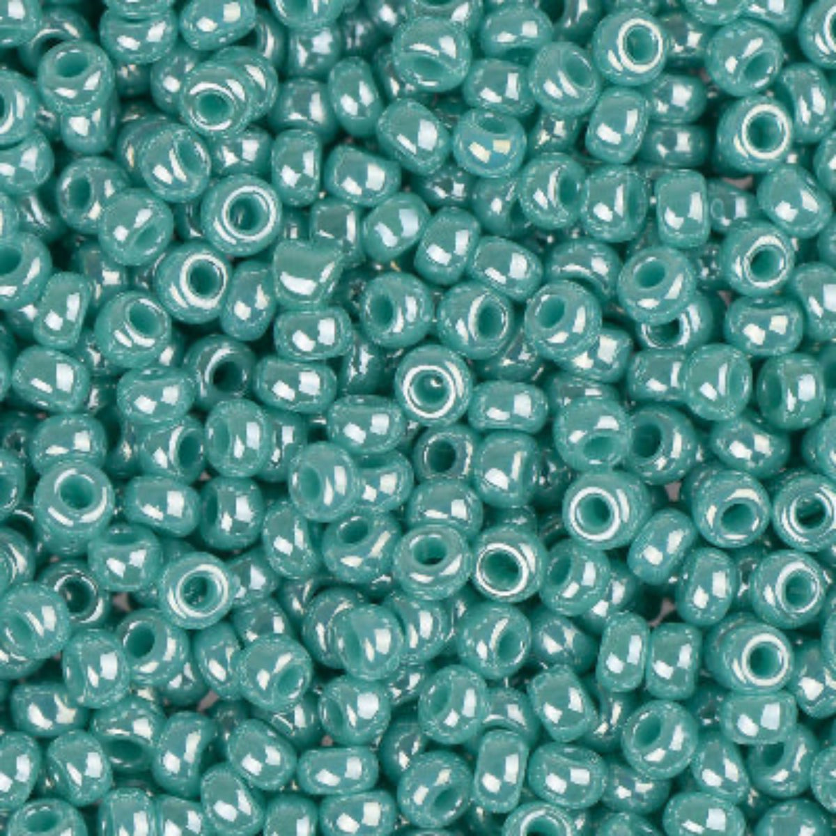 11/0 Miyuki Seed Beads Turquoise Green Opaque Luster #0435