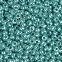 11/0 Miyuki Seed Beads Turquoise Green Opaque Luster #0435
