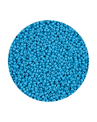 11/0 Preciosa Permalux Seed Beads Chalk Dark Turquoise Dyed Matte