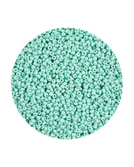 11/0 Preciosa Permalux Seed Beads Chalk Mint Dyed Matte #43177