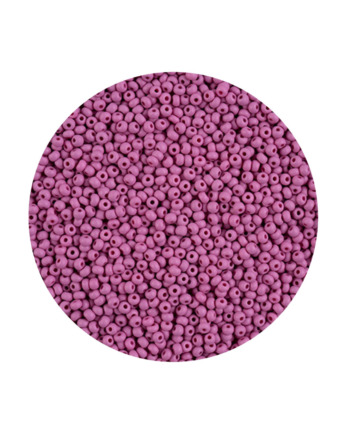 11/0 Preciosa Permalux Seed Beads Chalk Purple Dyed Matte