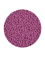 11/0 Preciosa Permalux Seed Beads Chalk Purple Dyed Matte