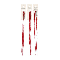 Crystal Lane Rondelle 2 Strand 7in (apx246pcs) 1.5x2.5mm Opaque Red