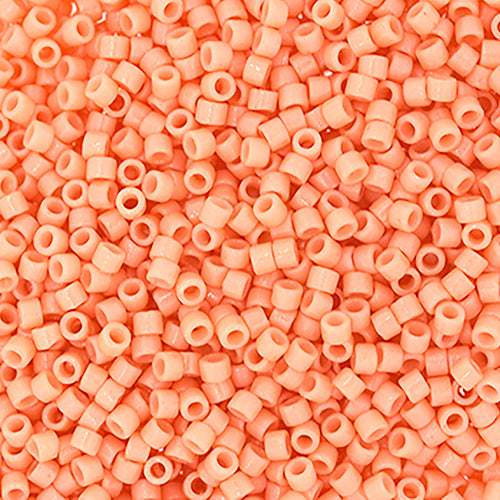 Delica 11/0 RD #2111 Duracoat Opaque Dyed Peach 5.2g Vial