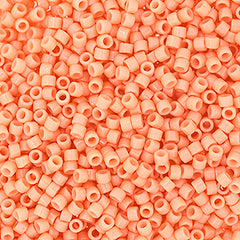 Delica 11/0 RD #2111 Duracoat Opaque Dyed Peach 5.2g Vial